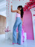 "COSTA RICA" pants HM6743-3 - LIGHT BLUE